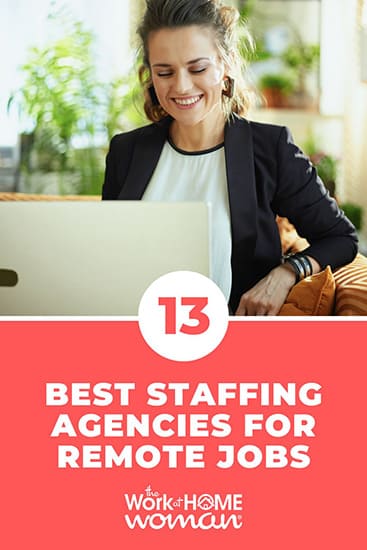 If you want to speed up your remote job search, staffing agencies can be an excellent option for getting started. via @theworkathomewoman