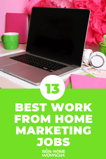 If you have a marketing degree, enjoy writing or blogging, or are active on social media, here are 13 work from home marketing jobs to explore! via @theworkathomewoman