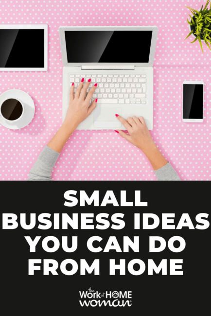 Do you dream of starting a business from home, but you have no clue what type of business to start? Oh, believe me, I've been there! If you're interested in being the boss and calling the shots, here are 40 small business ideas you can easily run from home, and a free business plan template! via @theworkathomewoman