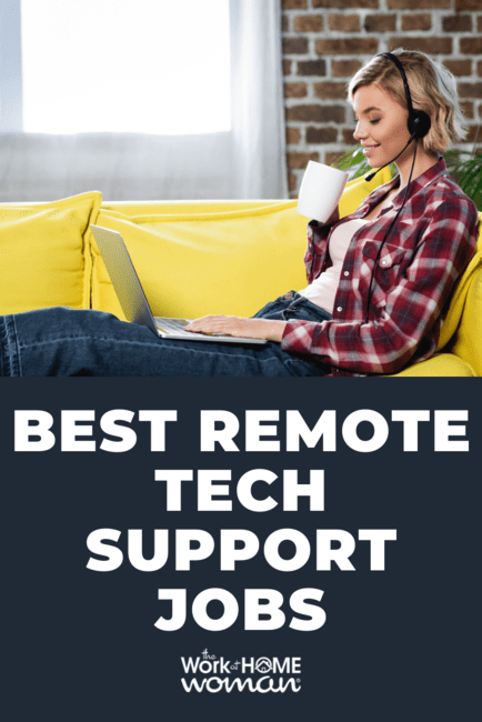 If you thrive on all things tech and you love helping others, here is a list of remote tech support jobs you should explore! via @theworkathomewoman