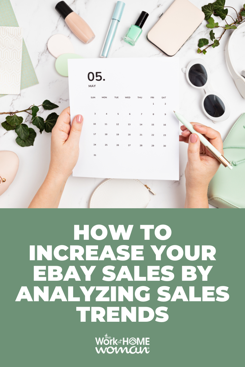 Learn how to use eBay sales trends to strategically increase your reach and sales and plan your inventory and advertising strategy for the year. via @theworkathomewoman