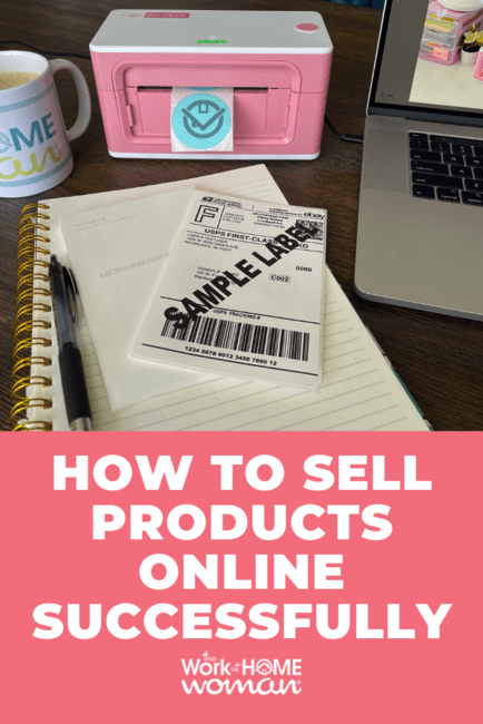 Ready to become an eCommerce seller and make money at home? Here is everything you need to know so you can sell products online successfully.  via @theworkathomewoman