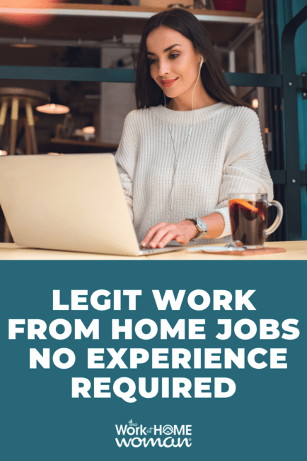 No experience is necessary for these work-from-home jobs! All you need for these entry-level jobs is the proper equipment and the right attitude. via @theworkathomewoman