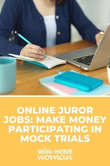 Love True Crime? This is the side hustle for you! These online juror jobs will pay you to review mock trials and cases. via @theworkathomewoman