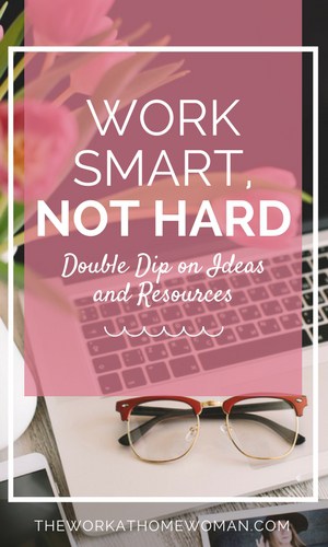 You hear the phrase, work smart, not harder all the time, but what does this mean? How do you accomplish it? Here are three ways to look at every opportunity and apply multiple skills and contacts so you can maximize your business profits and your time.  via @theworkathomewoman